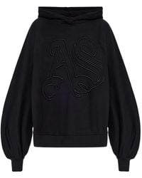 AllSaints - Embroidered Hoodie - Lyst