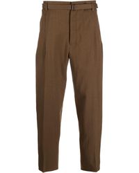 Lemaire - Pleat-detailing Tapered Trousers - Lyst