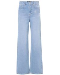 Iceberg - Cotton Wide-Leg Jeans - Lyst