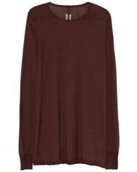 Rick Owens - Long-Sleeve Organic-Cotton T-Shirt - Lyst