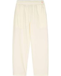 Save The Duck - Elasticated-waist Straight-leg Trousers - Lyst
