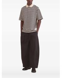 Woc - Striped Polo Shirt - Lyst