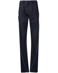 Sulvam - Pinstripe Slim-fit Trousers - Lyst