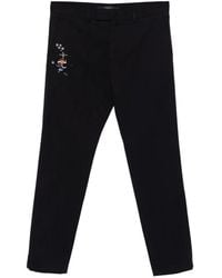 Valentino Garavani - Beaded-Embroidery Tailored Trousers - Lyst