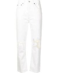 Agolde - Riley クロップド ストレートジーンズ - Lyst
