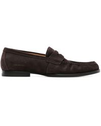 SCAROSSO - Fred Suede Loafers - Lyst