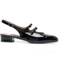 CAREL PARIS - Peche Patent-Leather Slingback Pumps - Lyst