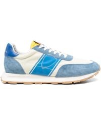 Philippe Model - Leather And Fabric Sneakers - Lyst