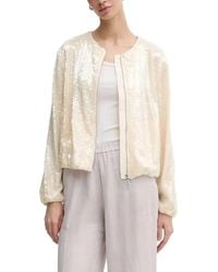 Sisley - スパンコール ジップジャケット - Lyst