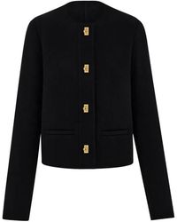 Ferragamo - Wool And Cashmere Gancini Jacket - Lyst