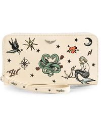 Zadig & Voltaire - Compagnon Tattoo Wallet - Lyst