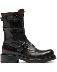 Officine Creative - Dakota 004 Leather Buckle Boots - Lyst