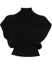 Rick Owens - Ribbed-Knit Sleeveless Top - Lyst