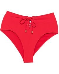 Moschino - Lace-Up Bikini Bottoms - Lyst