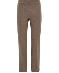 Ferragamo - Pressed-Crease Trousers - Lyst