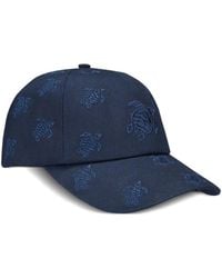 Vilebrequin - Embroidered All-Over Turtles Cap - Lyst