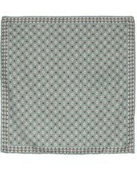 Brunello Cucinelli - Einstecktuch Aus Seide Mit Print - Lyst