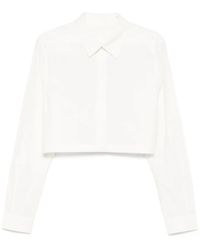 Rick Owens - Cropped-Hemd Mit Langen Ärmeln - Lyst
