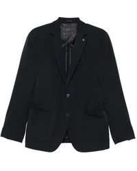 KARL LAGERFELD - Single-Breasted Notch-Lapel Blazer - Lyst