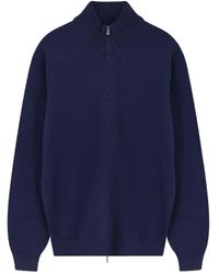 FILIPPO DE LAURENTIIS - High-Neck Zip-Up Cardigan - Lyst