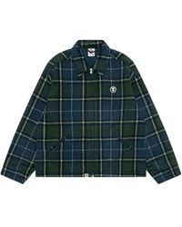 Aape By A Bathing Ape - Check Appliqué Jacket - Lyst