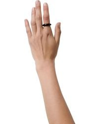 LIE STUDIO - Bague Ines En Onyx - Lyst