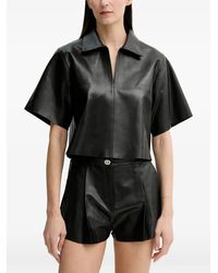 Stand Studio - Top Con Cuello Y Manga Corta - Lyst