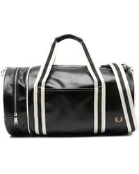 Fred Perry - Logo-print Holdall Bag - Lyst