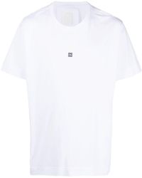 Givenchy - 4g Embroidered Short-sleeve T-shirt - Lyst