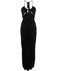 Christopher Esber - Cut-Out Ruched Midi Dress - Lyst