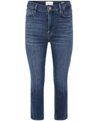 FRAME - Le High Straight-Leg Jeans - Lyst