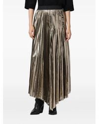 AllSaints - Jupe Mi-Longue Jax À Design Plissé - Lyst