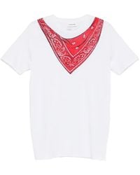 P.A.R.O.S.H. - Bandana V-Neck T-Shirt - Lyst