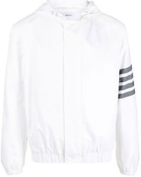 Thom Browne - Striped Hooded Jacket - Lyst
