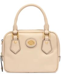 The Bridge - Borsa Tote Con Placca Logo - Lyst