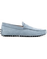 Tod's - Gommino Driving Shoes In Nubuck - Lyst
