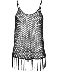 Dodo Bar Or - Open-Knit Fringed Top - Lyst