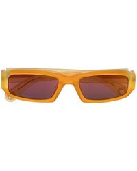 Jacquemus - Les Lunettes Altu Rectangle-frame Sunglasses - Lyst