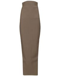 Rick Owens - Dirt Pillar Maxi Skirt - Lyst