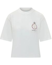 Off-White c/o Virgil Abloh - Royal Crown Boxy T-Shirt - Lyst