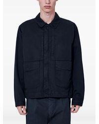 MOOS STUDIO - Cotton-Twill Flap-Pocket Jacket - Lyst