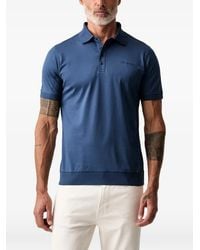 KARL LAGERFELD - Logo-Embroidered Short-Sleeve Polo Shirt - Lyst
