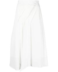 Blanca Vita - Draped Midi Skirt - Lyst