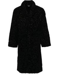 Versace - Baroque-jacquard Cotton Blend Robe - Lyst