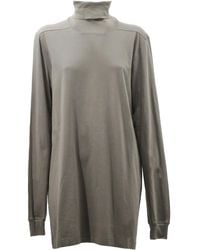 Rick Owens - Top Con Collo A Lupetto E Maniche Lunghe - Lyst