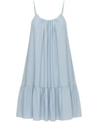 ELEH - Gathered Mini Dress - Lyst