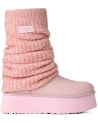 UGG - Classic Mini Dipper Platform Boots - Lyst