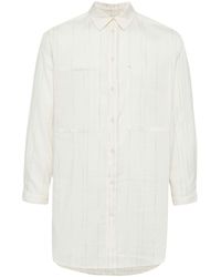 Toogood - Stripe-print Cotton-linen Shirt - Lyst