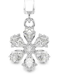 Swarovski - Idyllia Crystal-Embellished Snowflake Charm - Lyst