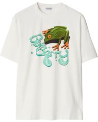 Burberry - Frog T-Shirt mit rundem Ausschnitt - Lyst